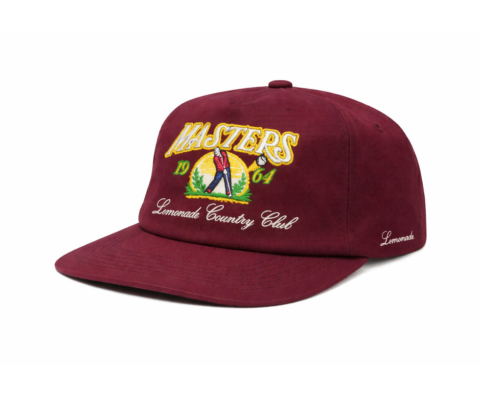 Masters Burgundy Retro snap back